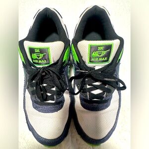 Nike Men's Air Max 90 SE Scream Green Lace-up Athletic Sneakers Shoes - US 9